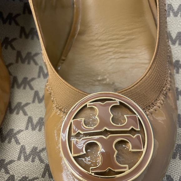 Tory Burch Sophie Wedges Brown 9.5 - Picture 3 of 4
